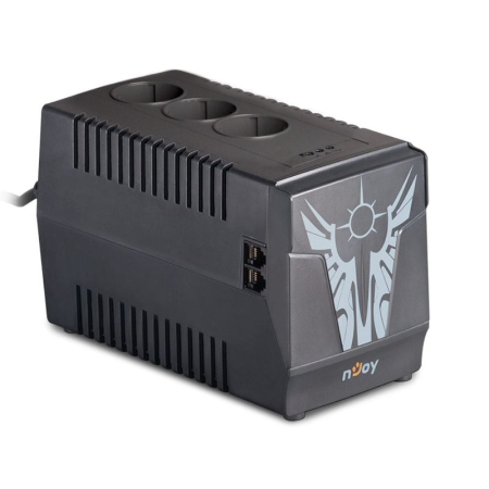 Stabilizator de tensiune nJoy Paladin 1000, 1000VA/500W, 3 prize, protectie RJ11 - PWAV-10003PL-AZ01B [1]