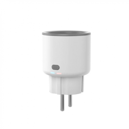 Intrerupatoare WiFi - Stecher smart Sonoff S60, priza WiFi inteligenta cu masurare consum, F-Type, S60TPF