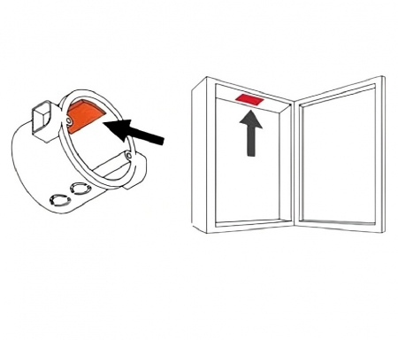 Sticker cu gaz inert FIPRON pentru stingerea incendiilor in tablourile electrice - KF15 [2]