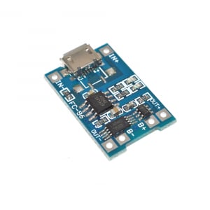 Module Diverse Arduino - Circuit de incarcare 1 acumulator Li-Ion 18650 cu microUSB cu protectie OKY3404