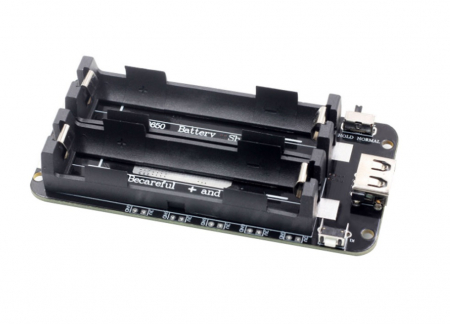 Surse miniatura pentru prototipuri - Modul powerbank cu suport pentru 2 acumulatori 18650 cu circuit de protectie OKY3604-2