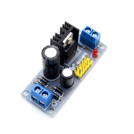 Surse miniatura pentru prototipuri - Convertor de tensiune fixa step down 5V cu LM7805 OKY3463-8