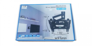 Suporti TV - Suport LCD 14-42" VESA 75/100/200 max.25kg UNGHI VERT 30GR oriz 180 lungime brat 43cm EasyFast WX-SP21