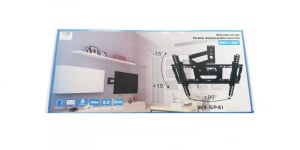 Suporti TV - Suport LCD 26-55" VESA 200/200X400/300/400 max.50kg UNGHI VERT 30GR ORIZ 90GR LUNGIME BRAT 46CM EasyFast WX-SP41