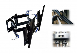 Suport LCD 26-55" VESA 200/200X400/300/400 max.50kg UNGHI VERT 30GR ORIZ 90GR LUNGIME BRAT 46CM EasyFast WX-SP43 [2]