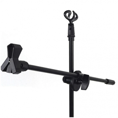 Suport Microfon Profesional Reglabil, Metal si Plastic, Inaltime 80-160cm, Brat 75cm, IS70B [3]
