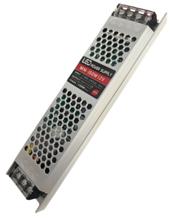 Surse alimentare - Sursa alimentare slim MN-150W12V, 12V, 12.5A, 150W, carcasa aluminiu, driver LED, protectii multiple, IP20