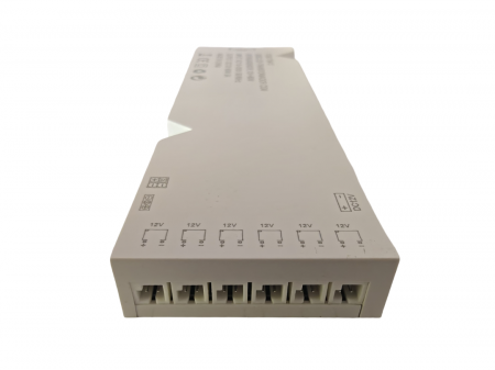 Sursa de alimentare LED cu 6 iesiri 2PIN (Dupont), 12V DC, 5A, compatibila cu senzori 3PIN si 4PIN, alb [3]