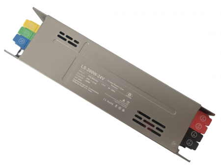 Surse alimentare - Sursa de alimentare slim pentru sisteme LED LS-200W24V, 200W, 24V DC, 8.3A, carcasa aluminiu, control inteligent, slow/soft start, IP20