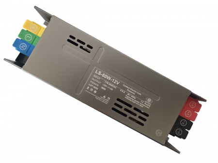 Surse alimentare - Sursa de alimentare slim pentru sisteme LED LS-60W12V, 60W, 12V DC, 5A, carcasa aluminiu, control inteligent, slow/soft start, IP20