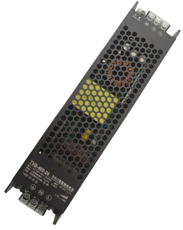 Surse de energie - Sursa de alimentare/Driver LED DALI dimabil TVB-400-24, 24V, 400W, Push DIM, control iluminat profesional