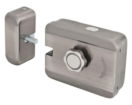 Control acces si automatizari - Yala electromagnetica aplicabila cu memorie mecanica, SX-08E, deschidere exterior