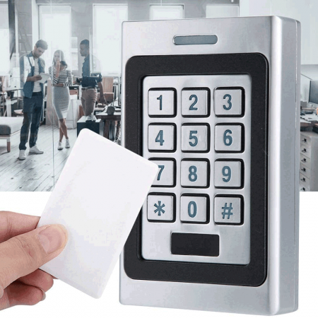 Tastatura control acces pentru 2 usi exterior 125KHz A7-T EM [1]