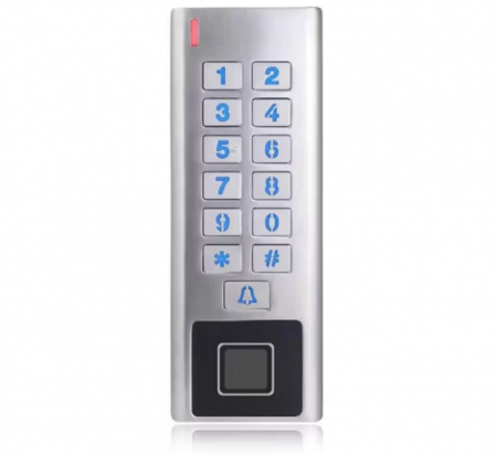 Tastaturi - Tastatura control acces biometric TUYA WiFi, RFID, PIN, amprenta, carcasa metalica, IP66, standalone