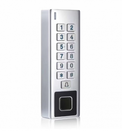 Tastatura control acces biometric TUYA WiFi, RFID, PIN, amprenta, carcasa metalica, IP66, standalone [1]