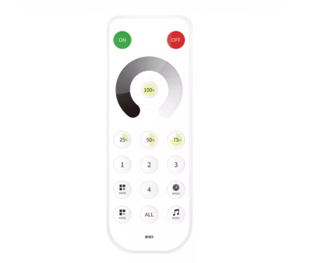 Telecomenzi - Telecomanda tactila LED RF 2.4 GHz 4 zone RB1, compatibila SPxxE, control wireless luminozitate si moduri, baterie inclusa