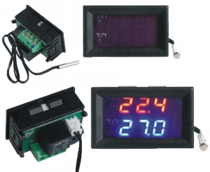 Termostat electronic cu afisaj digital, alimentare 12V, regulator temperatura [1]
