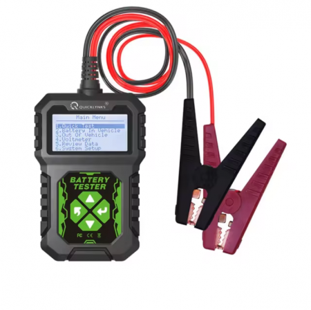 Accesorii si electrice auto - Tester baterie auto, Quicklynks, Ecran LCD, 8-30V, 30Ah-220Ah, Negru