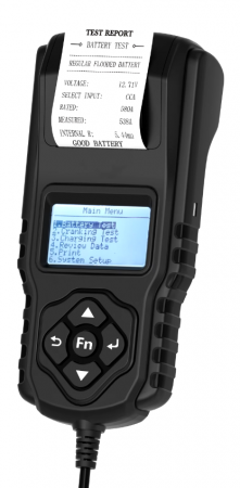 Accesorii si electrice auto - Tester de baterii 12V/24V BA2000 IN 8V-30V cu imprimanta