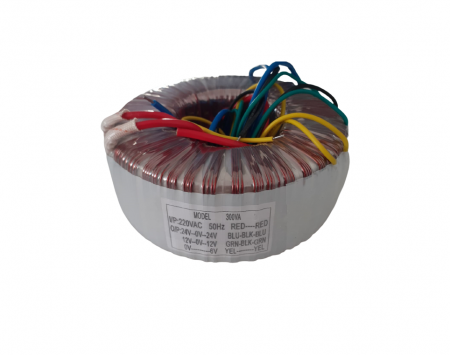 Transformator toroidal 2X24V, 2x12V, 6V 300VA [1]