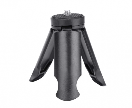 Suport telefon - Mini trepied pentru lanterna Wuben F5, stick selfie, trepied de masă, de birou cu filet de 1/4 inch, negru F5-tripod