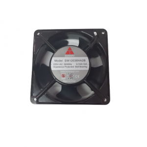 Ventilatoare - Ventilator 220VAC 0,14A 120x120x38mm ,metal 2700rpm , rulment 102mc/h ,SW12038HA2BAL