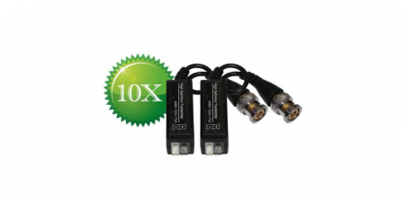 Cabluri audio - Videobalun AHD/CVI/TVI alb+gri HDT (101H BALUN) 10101068  5-19 0,1lei