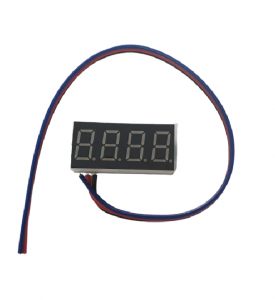 Aparate de masura si control - Voltmetru digital de panou DC 0V-100V, afisaj rosu, 4 digiti