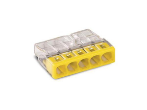 Conectori - WG2273-205 - Conector rapid 5 pini, 2.5mm, 24A 450V Conector cu fixare prin impingere PUSH