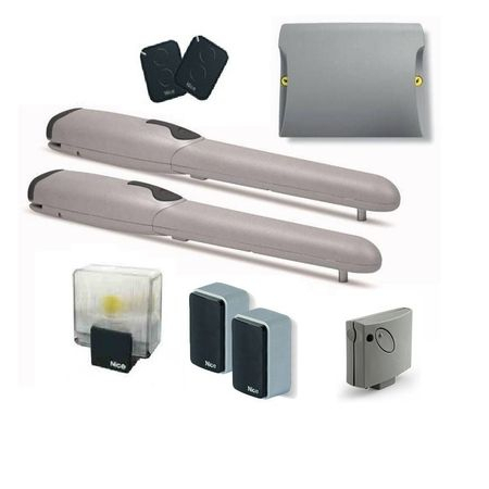 Automatizari porti batante - Kit automatizare NICE WINGO4KLT pentru porti batante 2x2m