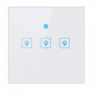 Intrerupatoare WiFi - WS-EU-03 Intrerupator tactil WIFI 3 canale