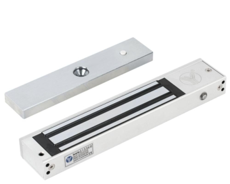 Control acces si automatizari - YM-280N(LED) - Electromagnet aplicabil 280kgf, cu senzor de monitorizare si led de stare