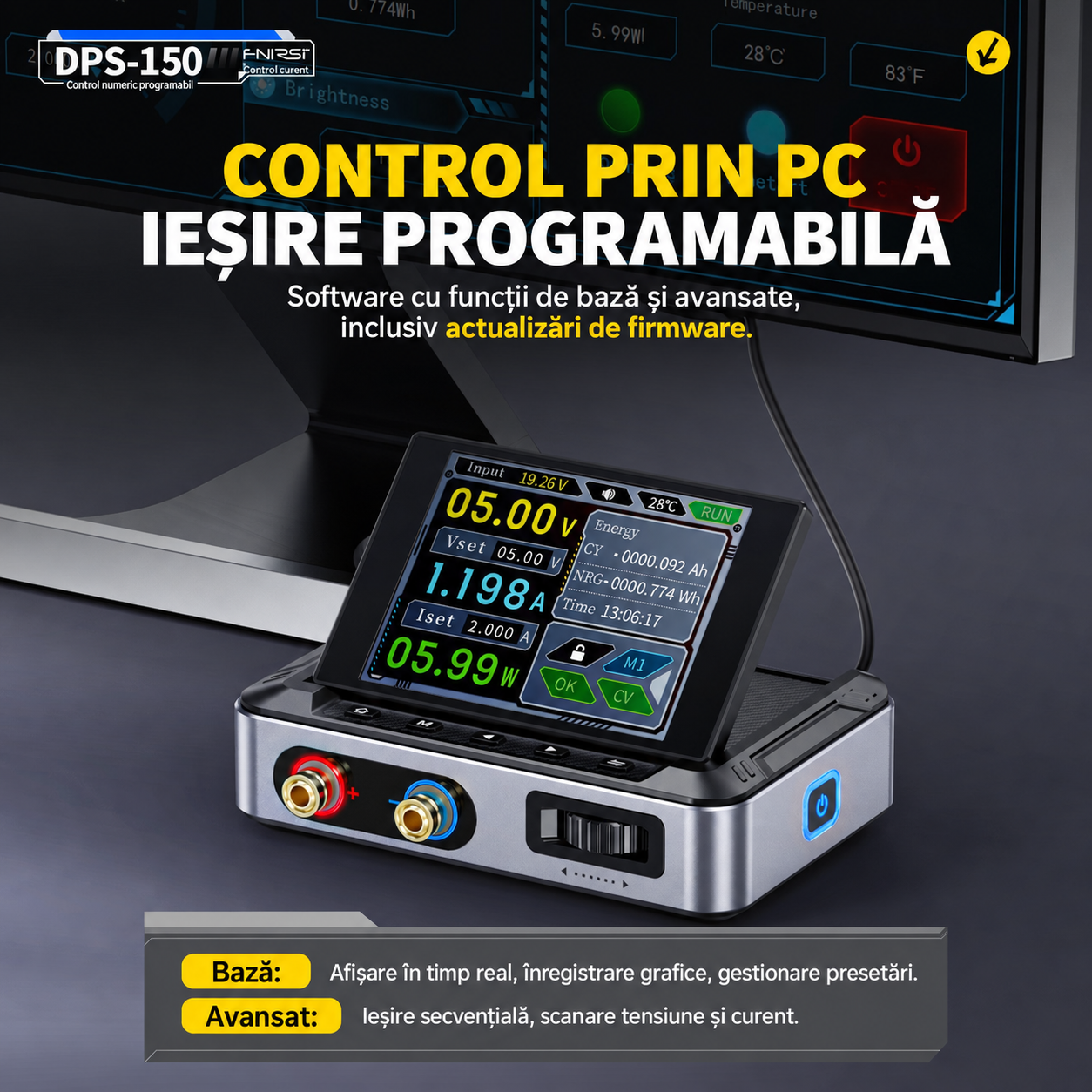 Control PC FNIRSI DPS-150