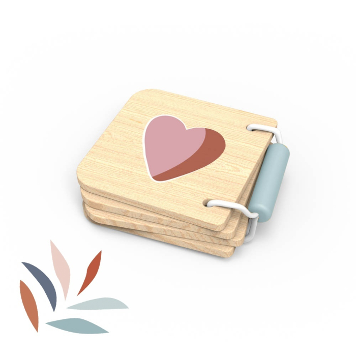 Carticica din lemn pentru bebeluși, Speedy Monkey [2]