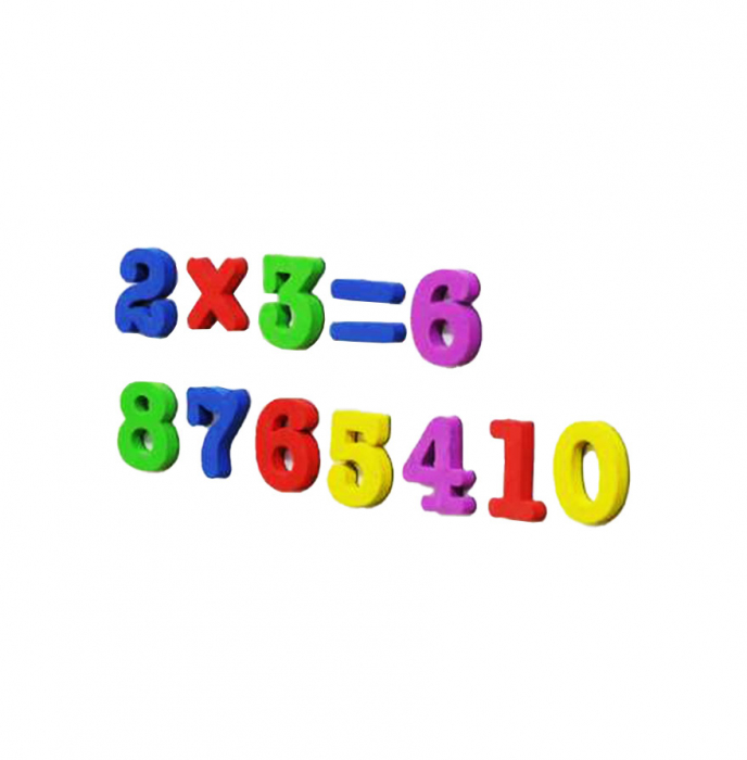 Cifre magnetice Colour Kids, set 15 piese, 4 cm, diverse culori [2]