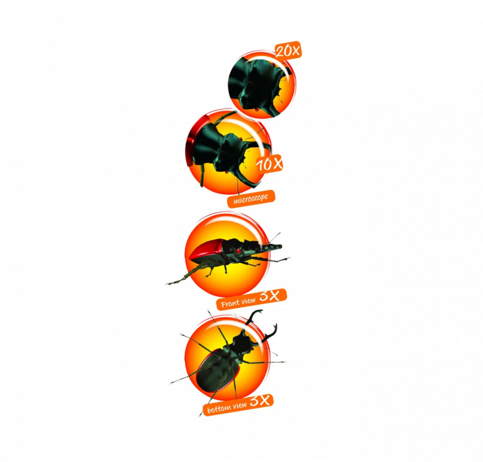 Cutie cu lupa și microscop pentru observarea insectelor, Navir [4]
