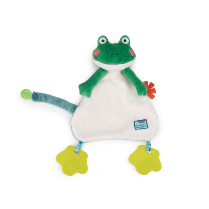Doudou broscuta cu suport pentru suzeta, Moulin Roty [2]