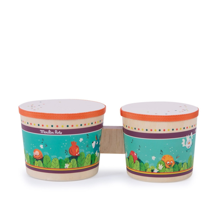 Instrument muzical Bongo Jungla, Moulin Roty [3]