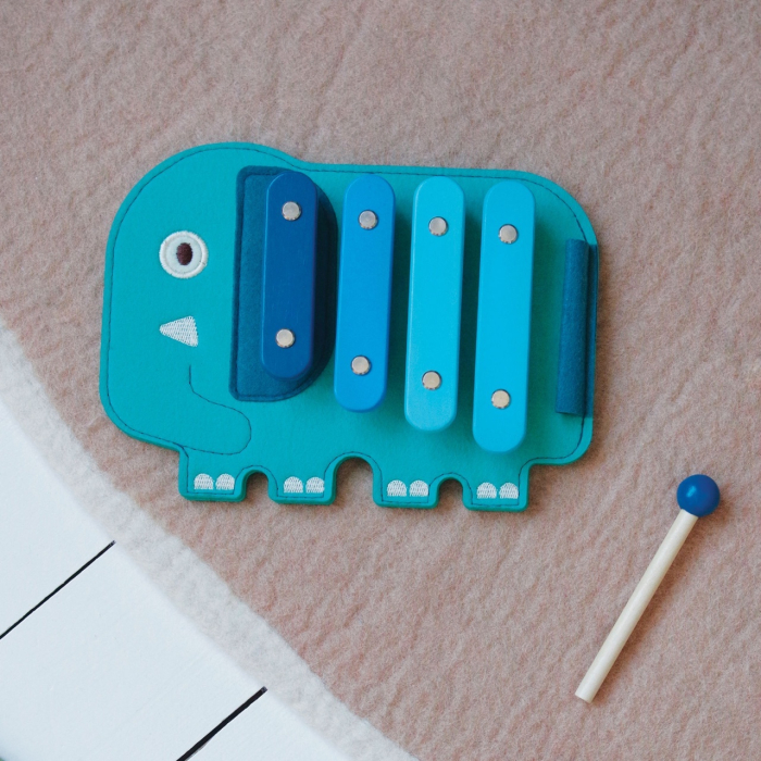 Instrument muzical Xilofon din lemn si fetru, Djeco [3]