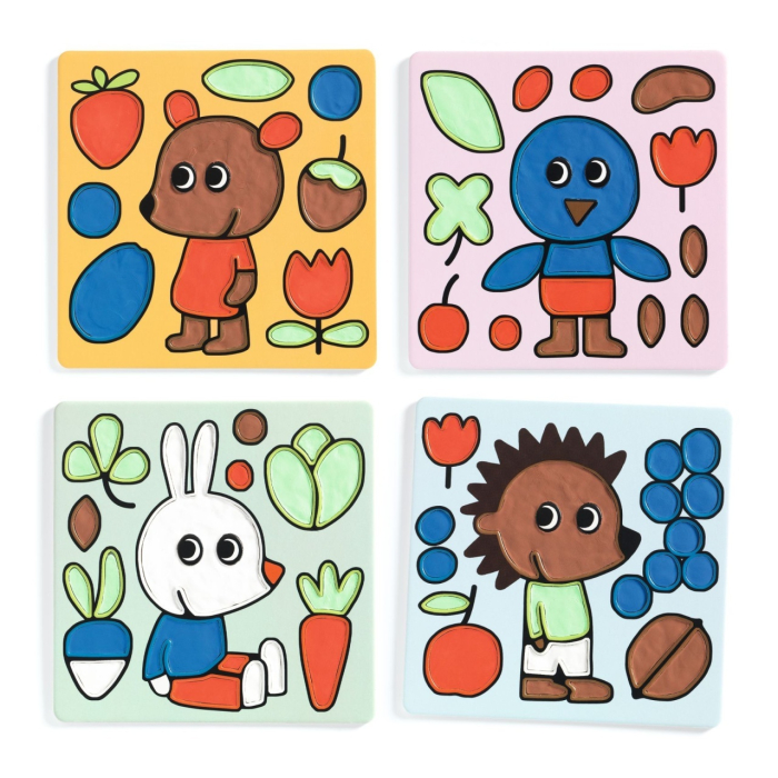 Joc creativ cu plastelina Prieteni poznasi, Djeco [5]