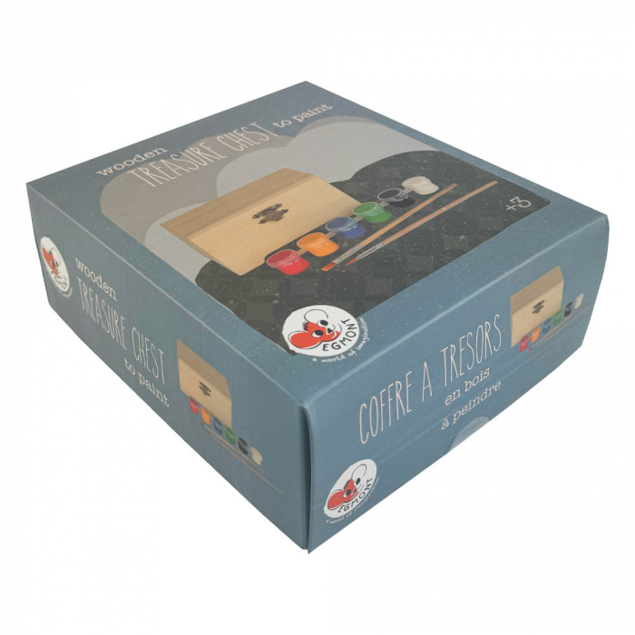 Joc creativ Cutie din lemn de pictat, Egmont Toys [2]