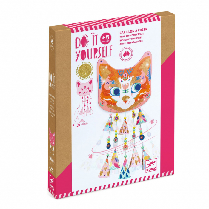 Joc creativ DIY Decoratie mobila pisicuta, Djeco [1]