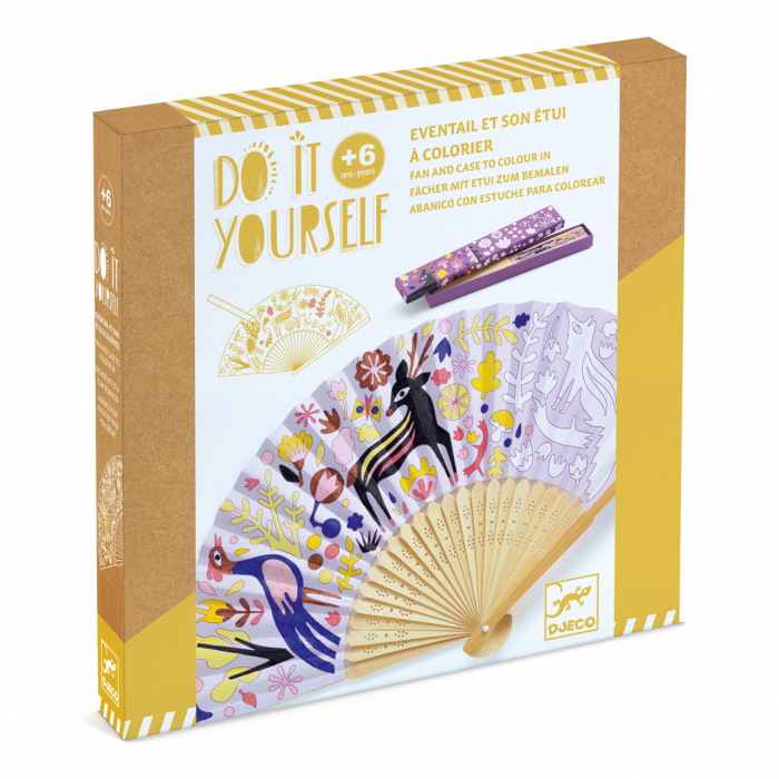 Joc creativ DIY Evantai Frumusetea padurii, Djeco [1]