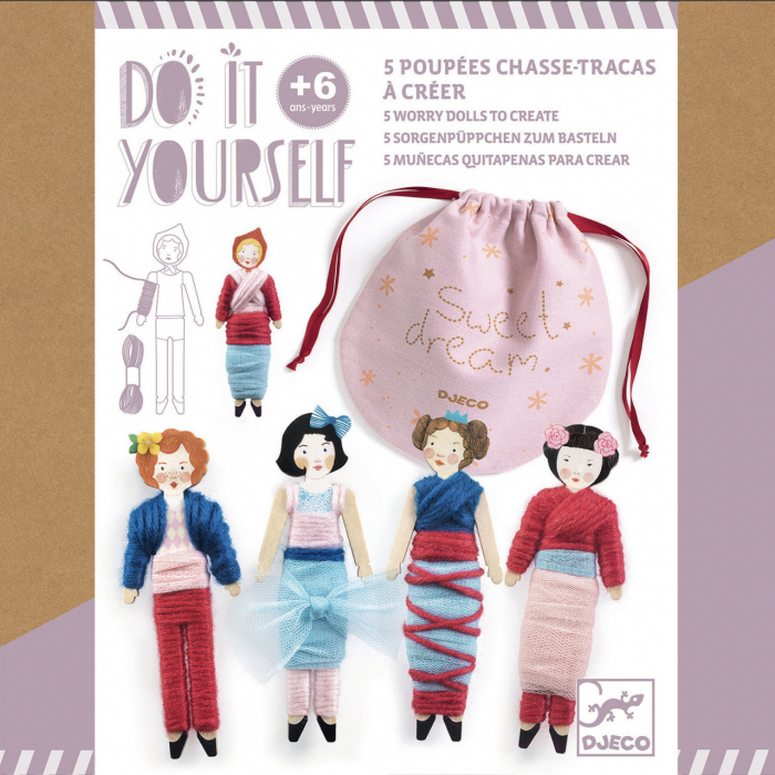 Joc creativ DIY Papusi pentru vise senine, Djeco [2]