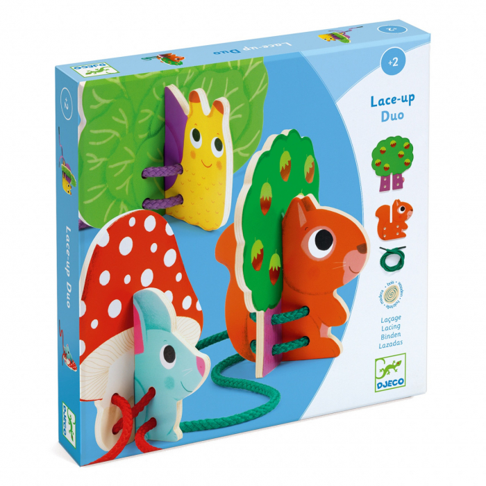 Joc cu siret Djeco, Lace-up duo [3]