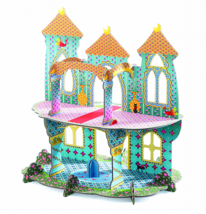Joc de construit Pop to play Castelul vrajit 3D, Djeco [3]
