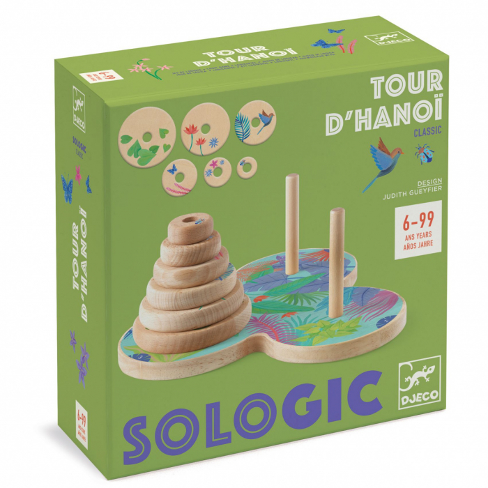 Joc de logica Turnul din Hanoi, Djeco [1]