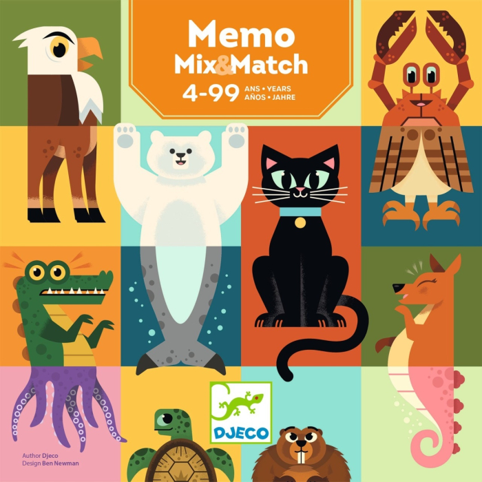 Joc de memorie Mix & Match, Djeco [5]