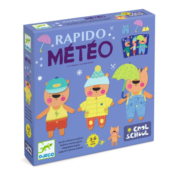 Joc de memorie Rapido Meteo, Djeco [1]