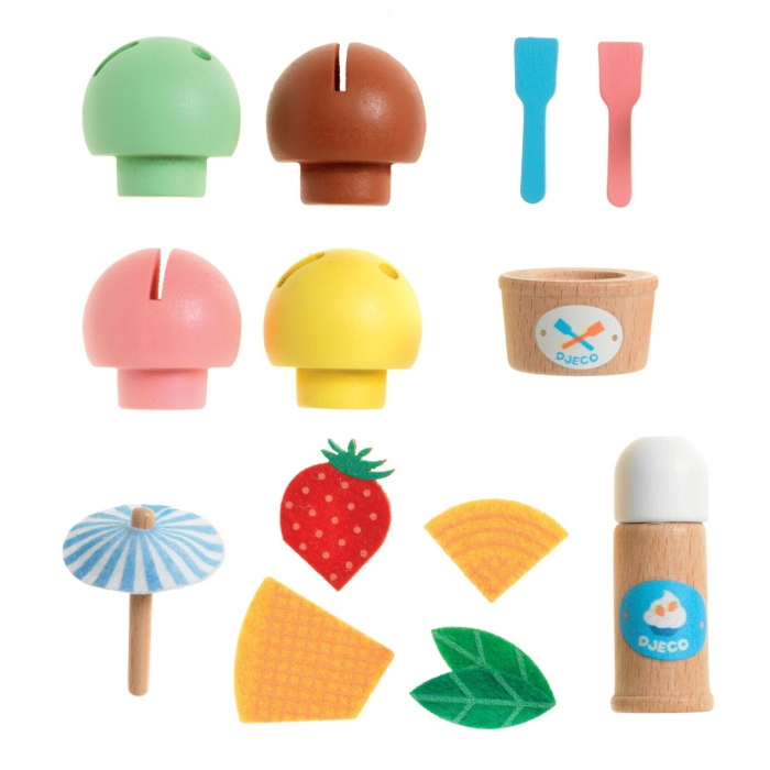 Joc de rol din lemn Gelateria, Djeco [2]